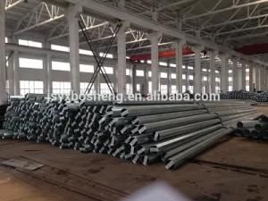 Galvanized and Powder Coated Electric Power Transmission Steel Post