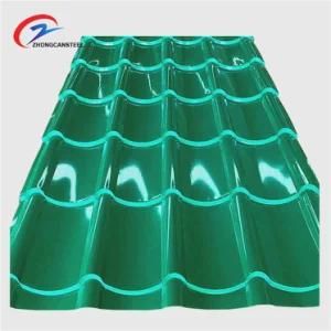 Red Blue White Colour PPGI/PPGL/Pre Painted/Aluminum Steel Trapezoidal Corrugated Steel Sheet for Roofing Top
