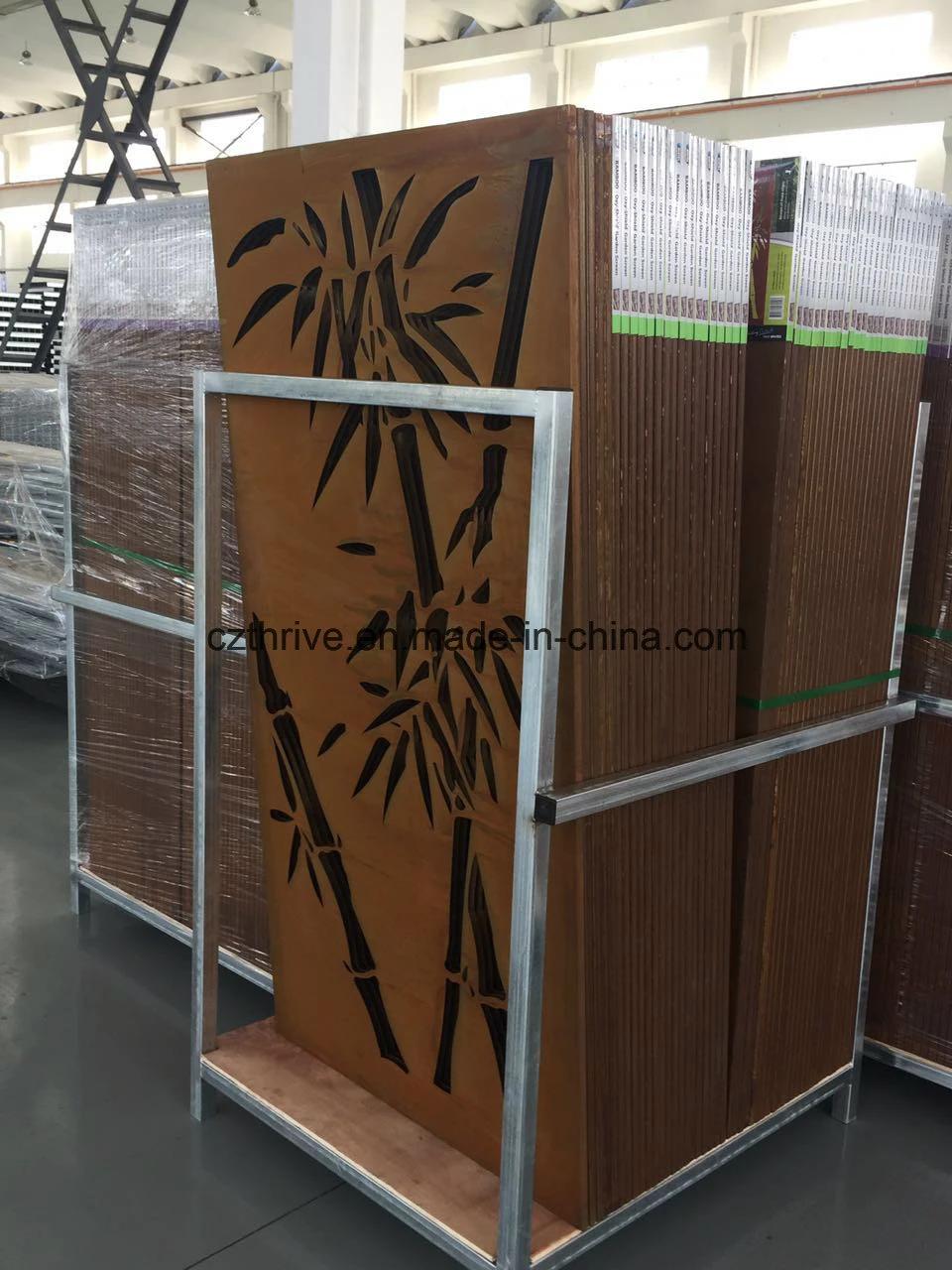 Corten Steel Panel Different Flower Design