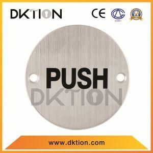 DS020 Round Hot Sales Stainless Steel Sign Plate