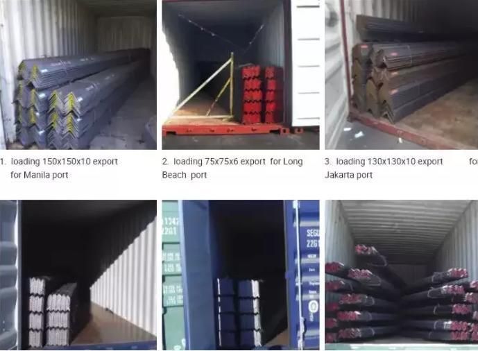 Q235B Q345b Ss400 Grade Structure Angle Steel / Angle Iron Bar