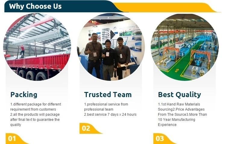 Professional Black Annealed Steel Pipes/Tubes Furniture Pipes/Tubes Made in China