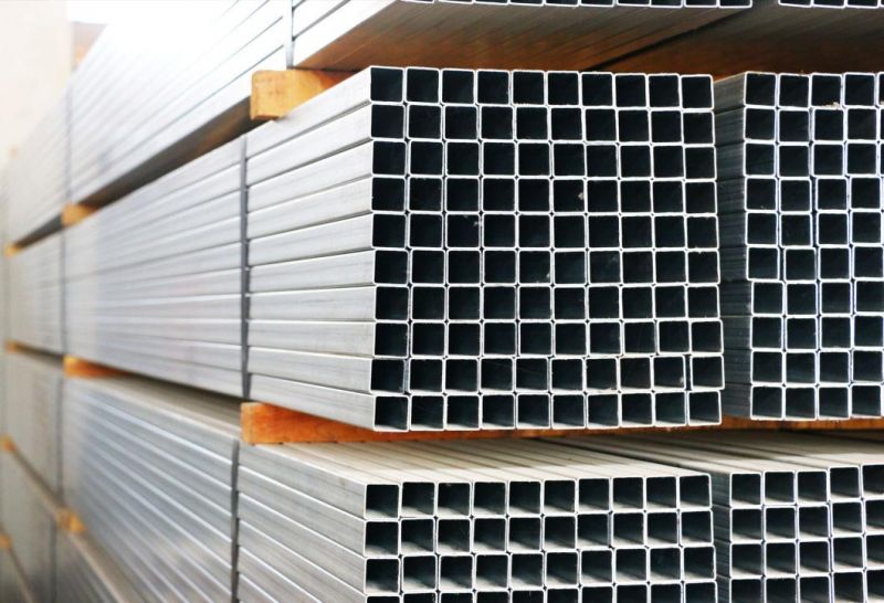 2 1/2′ X 2 1/2"X 14 Square Galvanized Steel Tubing Tube for Manufacturing Industry