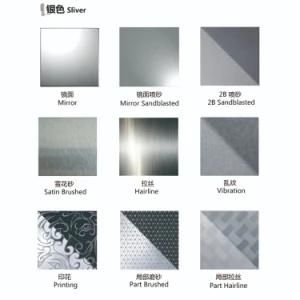 Various Colors Cold Rolled Facade Wall Ceiling Stainless Steel Sheet