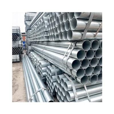 Iron Pre-Galvanized Pipe Furniture Gi Construction Scaffolding Round Welded Pre Galvanized Steel Pipe