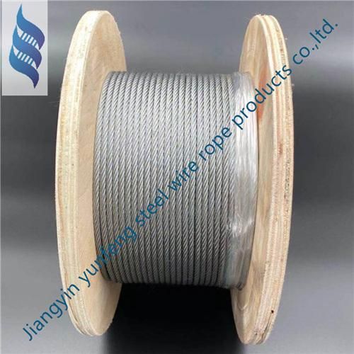 Good Corrosion Resistance 7*19-8mm Class a Galfan Steel Wire Rope