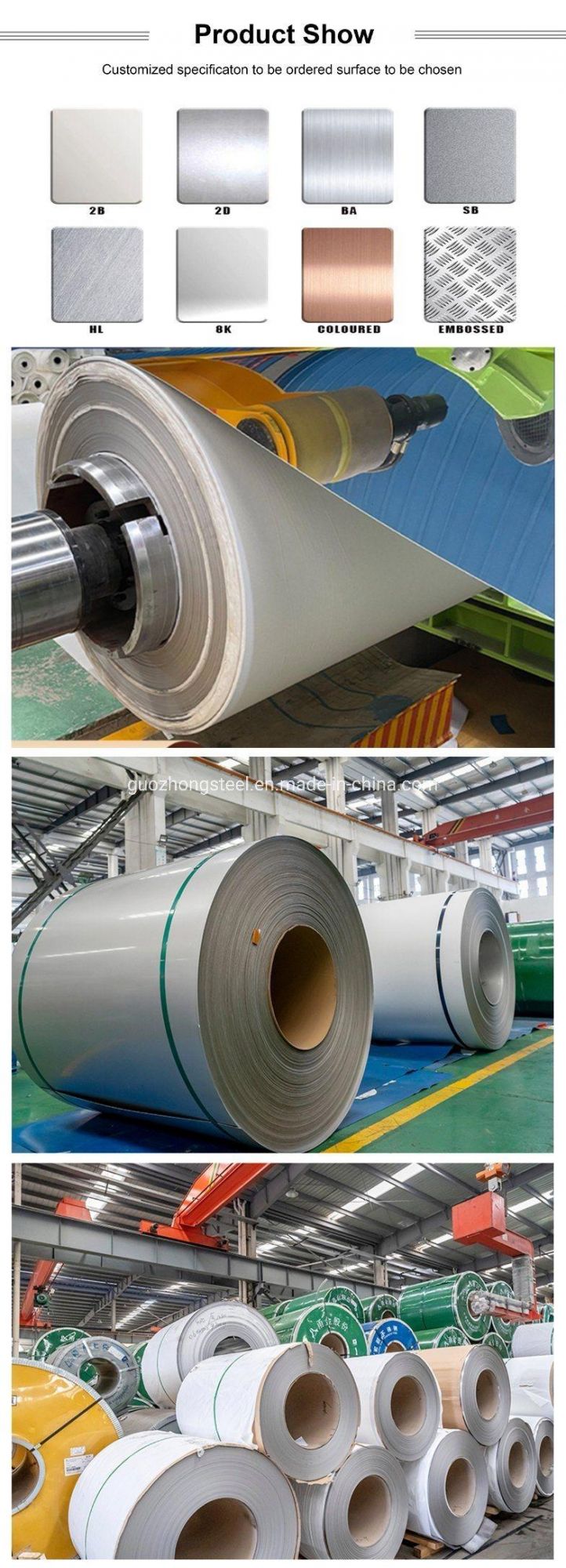 High Quality Hot-Rolled Coil, 32168 309S 2205 2507 0cr13 1Cr13 2Cr13 3Cr13 for Sale