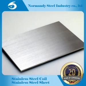 AISI 202 No. 4 Finish Stainless Steel Sheet for Kitchenware Construction and Decoration