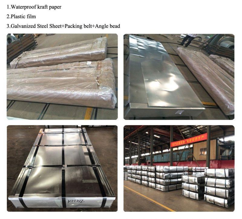 Building Material G90 Zinc Coated Galvanized Gi Steel Roofing Sheet