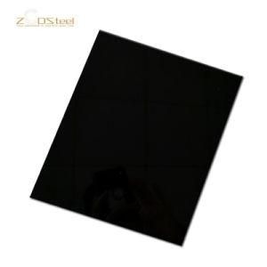 Factory Price 201j1 J2 J3 J4 Black Mirror Stainless Steel Sheet
