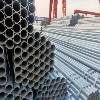 Made in China Galvanized Welded Round Steel Pipe, Hot DIP Pre Galvanized Round Steel Pipe