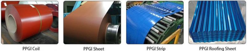 ASTM A653 JIS G3302 0.3-3mm Thickness Color Coated Galvanized Steel Coil