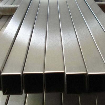 Bright Finished SS304 316 201 Stainless Steel Square Pipe Hollow Section Seamless Tube