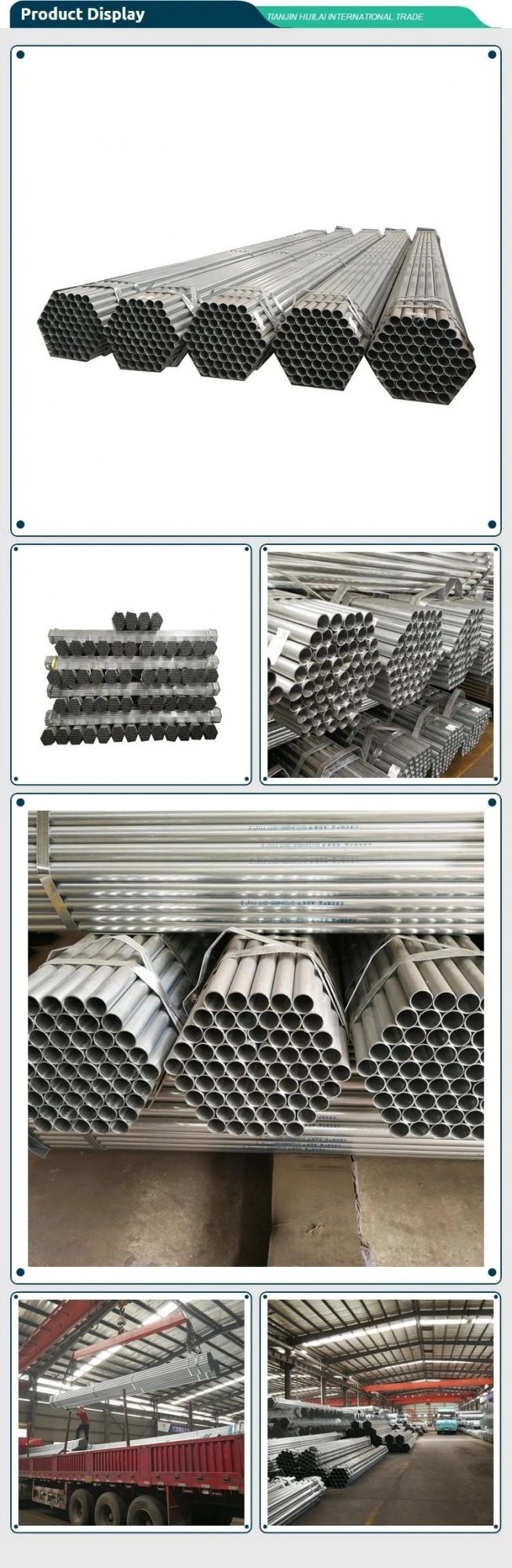 Q195 Pre Galvanized Welded Carbon Steel Pipe