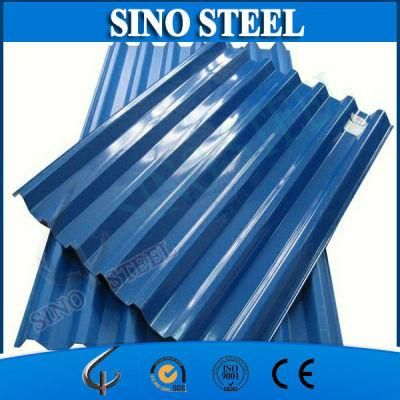 Color Coated Corrugated Steel Roofing Sheet with Film