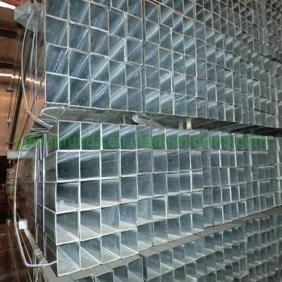 Wrd - 50X50mm Galvanized Steel Pipe for Decorative Pipes