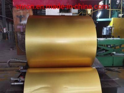 Gold Fingerprint Resistant Aluminum-Zinc Plated Coil Afp Az30/Az150 Durable and Beautiful Home Appliance Raw Materials
