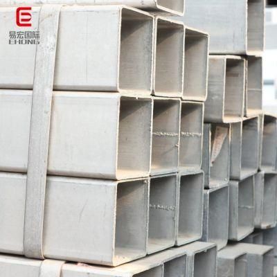 50X50 60X60 mm 5.8m 6m Length Sizes Weight Chart Gi Square Rectangular Steel Tube Pipe Manufacturer