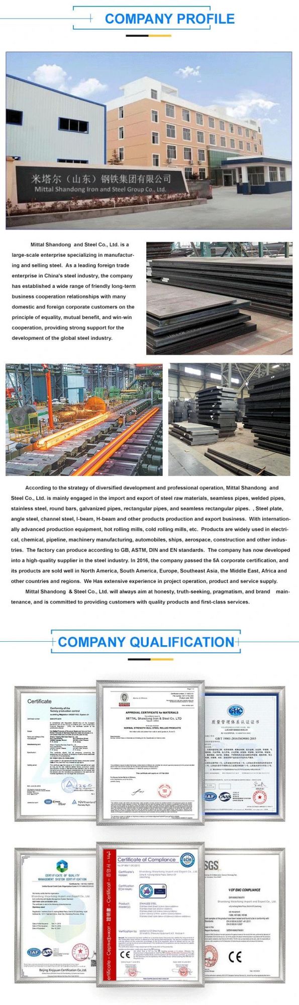 6mm Thick 304 304L Stainless Steel Sheet and Stainless Steel Plate