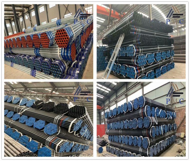 Carbon Steel Seamless LSAW ERW API 5CT X52 X60 ASTM A106b/ API5l/ API5CT A333 Gr6 Hot Dipped Stainless Galvanized Ms Iron Alloy Nikel Mild Carbon Steel Pipe
