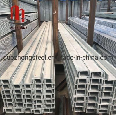 Steel Channel U Shaped Galvanized Hot Rolled Carbon Weight Size Prices