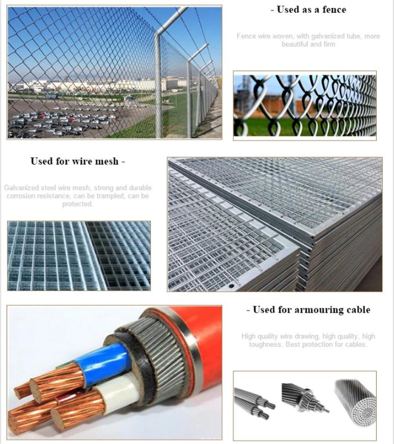 High Quality DIN17223 JIS G3521 Low Medium High Carbon Steel Wire