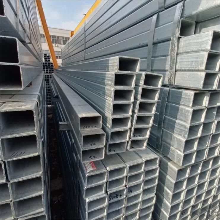 High Quality Hot Dipped Galvanized Square Pipe Pre Galvanized Square Rectangular Hollow Section Pipe