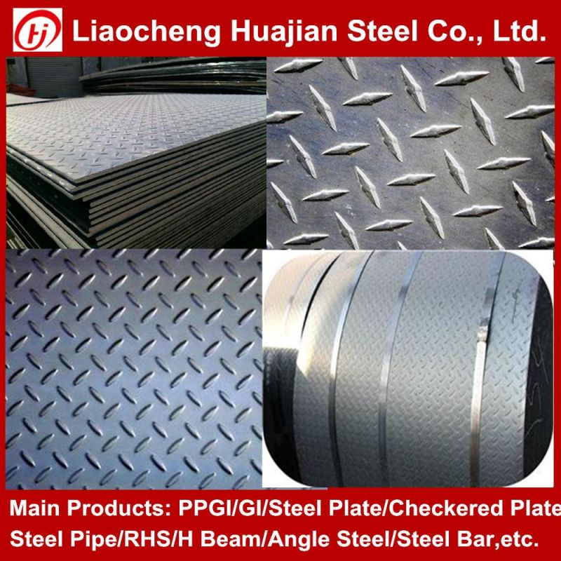 A36 Hot Rolled Mild Ms Iron Checker Plate with SGS