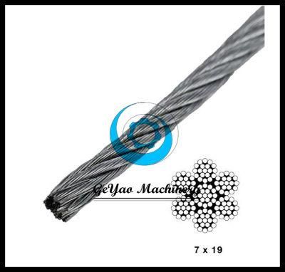 Flexible&#160; and&#160; Wear&#160; Resistant Galvanized Aircraft Cable 7*19