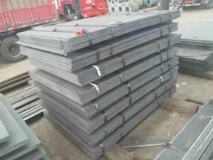 Mill Construction Ss400 Hot Rolled Riffled Checkered Black Carbon Steel Plate