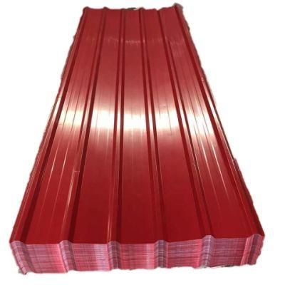 Thickness 0.91 mm X 1220 mm X 2440 mm DC51D Zing Coating 60 G/M2 Painting Coating 20/5um Color Corrugated Roof Sheet