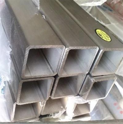 304 316L 25X25mm Polished Stainless Steel Square Pipe