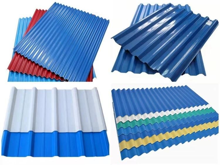Chinese Factory Cold Rolled Steel Plate Sheet Color Coated Corrugated Steel Roofing Sheet Galvanized Steel Sheet