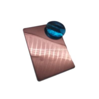 Top Grade PVD Color Coated Purple 8K Mirror Polish Stainless Steel Sheet of Building Material
