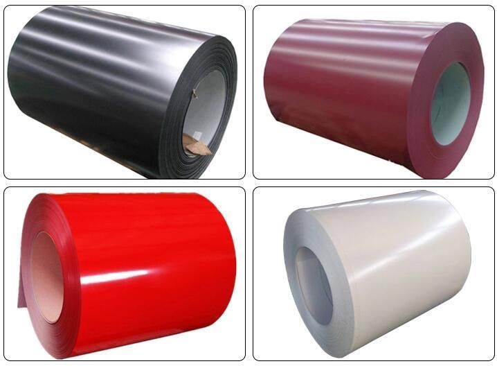High Quality Prepainted Color Coated Steel Coil PPGI PPGL Galvanized Steel for Roofing Sheets Material Color Coated Steel Coil