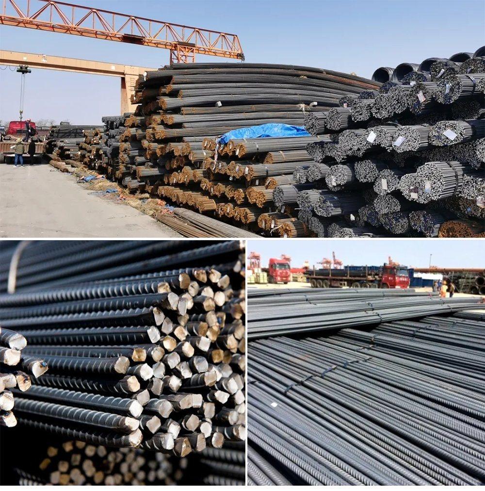 Grade 60 Ss400 S355 HRB335 HRB400 HRB500 Iron Deformed Steel Bar Rod Hot Rolled Steel Rebar for Building Construction