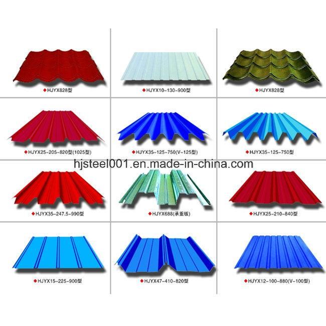 Corrugated Roofing Steel Sheet with Color Coated