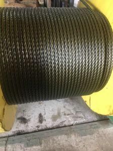 Hot Sale Black Steel Wire Rope 6X37+FC with High Quality