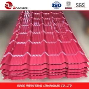 16 Gauge Color Coated Galvanized Corrugated Steel Sheets