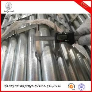 Wholesale Round Section Shape Galvanized Steel Pipe Hollow ERW Carbon Gi Pipe
