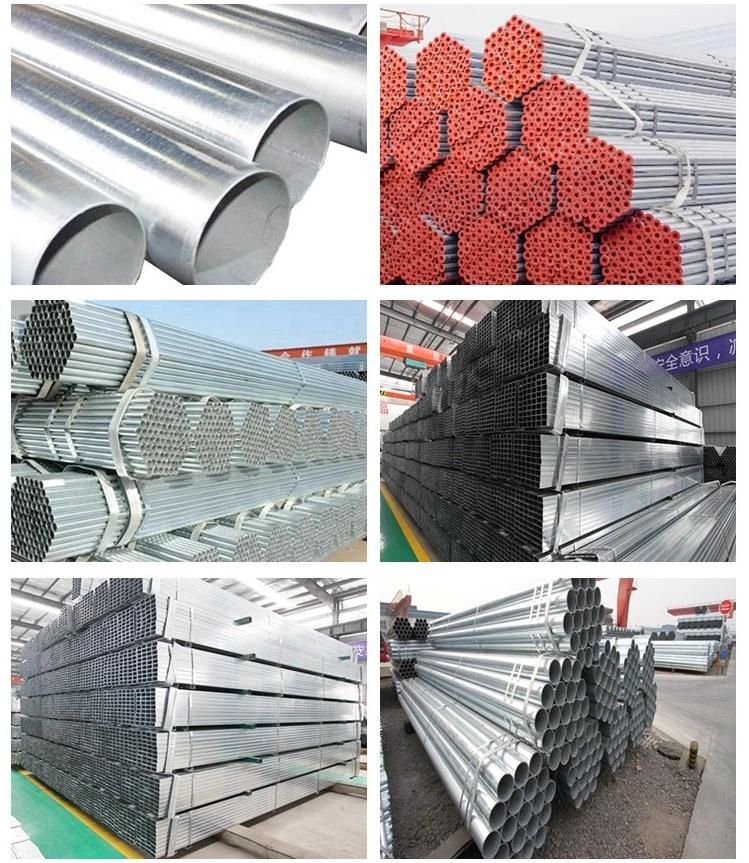 Gi Pipe Galvanized Steel Pipe Galvanized Tube for Construction