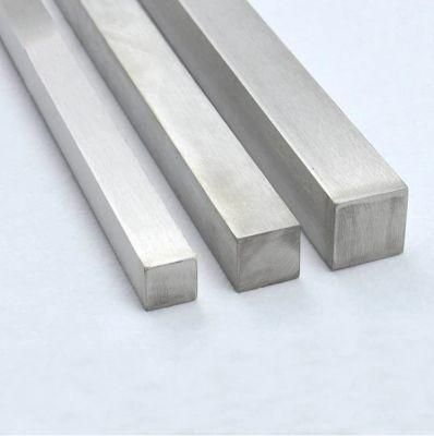 AISI SS304 SS316 Polished Surface Stainless Steel Square Bar