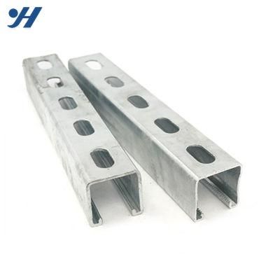 Manufacturer Hot Dipped Galvanized C-Type Steel C Channel for Pipe Support