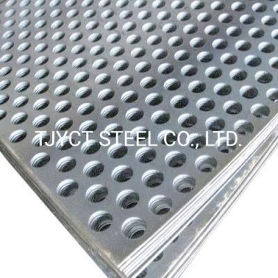 Decorative Punch Round Hole 201 304 Stainless Steel Perforated Sheet Metal Screen Plate