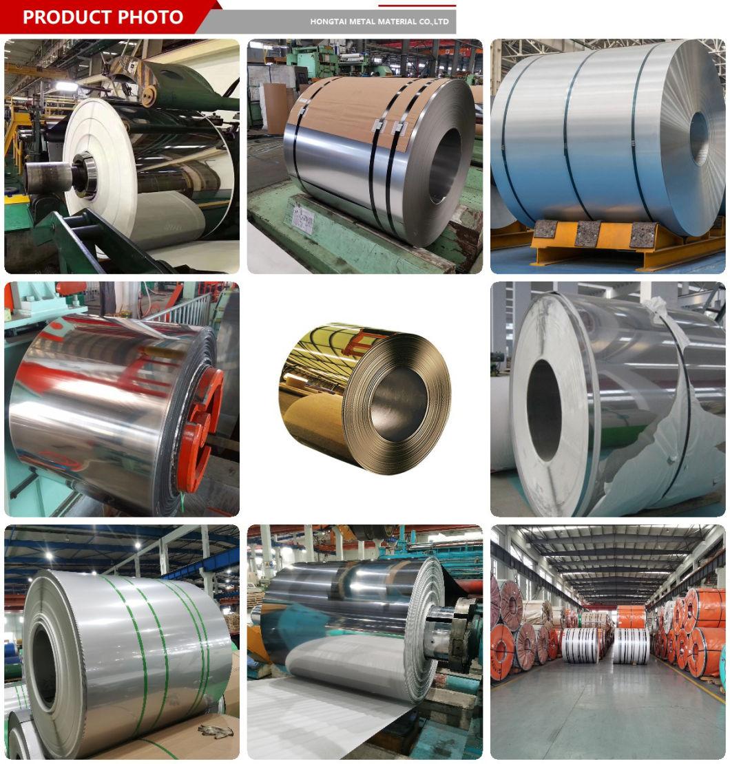 Manufacturer Cold/Hot Rolled Ss SUS JIS ASTM 201 304 321 316L 430 410s 904L 2205 2507 347H Stainless Steel Strip Sheet Coil