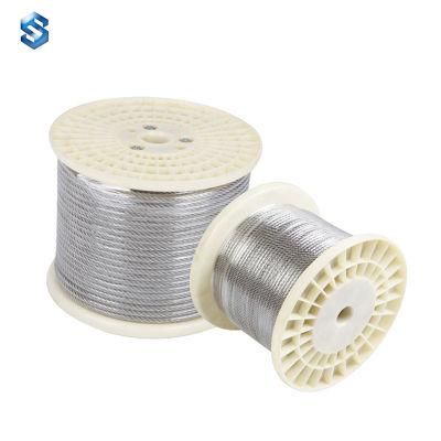 304 Stainless Steel Wire Rope 7X19 6mm- 14mm Stainless Steel Cable