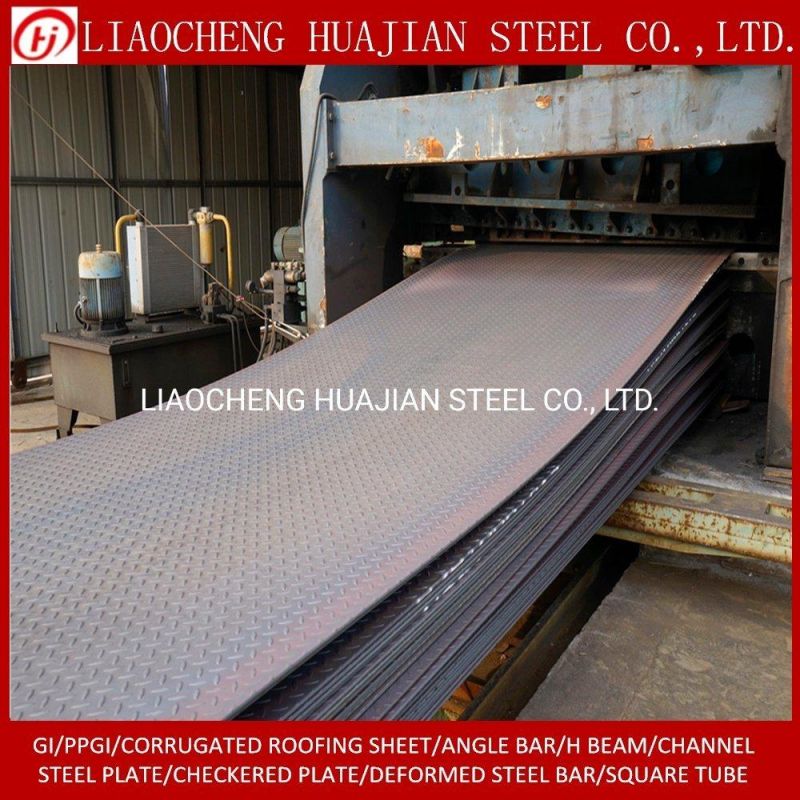 Chinese Factory Checker Plate Chequer Plate Anti-Slip Steel Plate