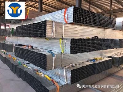 Hot Sale Rectangular Tube Hollow Section Pre Galvanized Steel Pipe