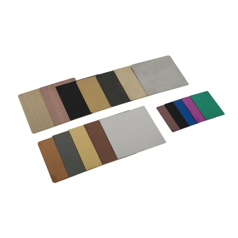 Hot Selling Decorative 300 Series Coloured Etched Stainless Steel Sheet