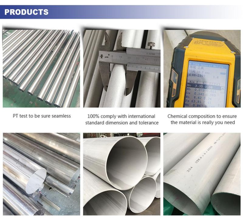 Welded/ERW/Hfw Austenitic and Duplex Seamless Welded Stainless Steel Pipe/Tube ASTM A312, ASTM A269, ASTM213